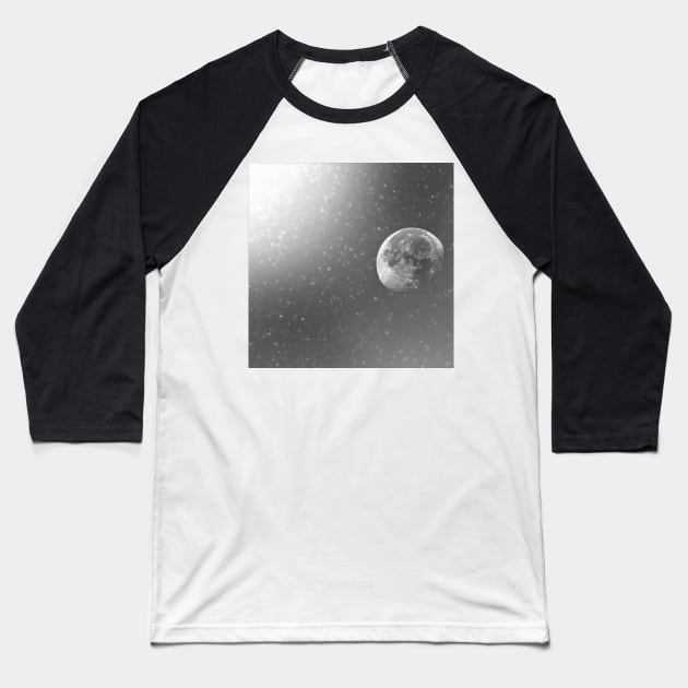 Dandelion Moon Baseball T-Shirt by va103